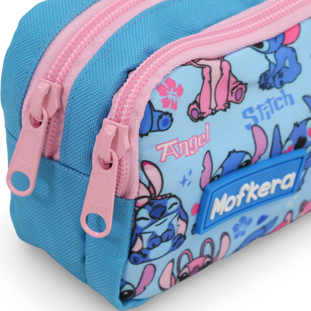 Mofkera Stitch & Angel Pencil Case