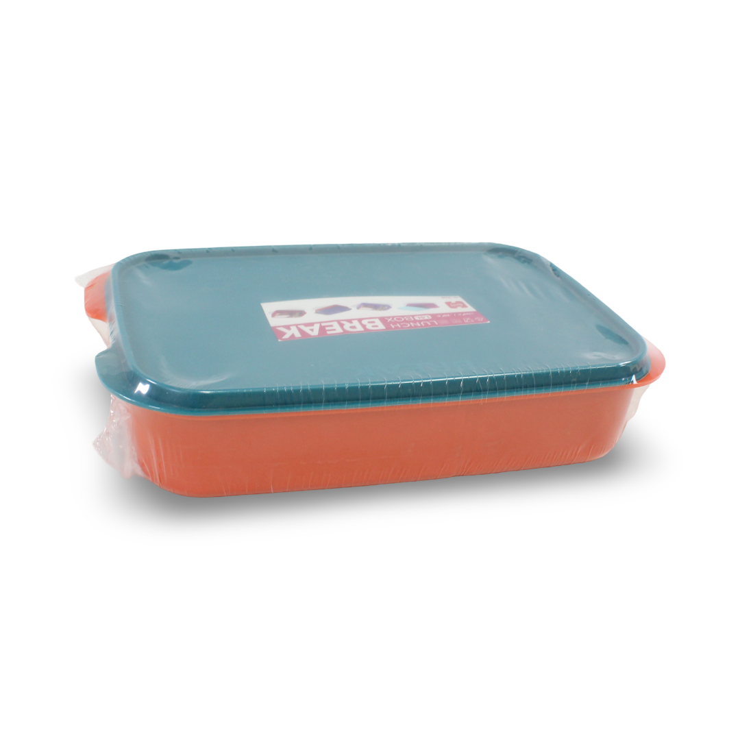 Nomix Lunch Box Break 1.5L – Turquoise & Orange