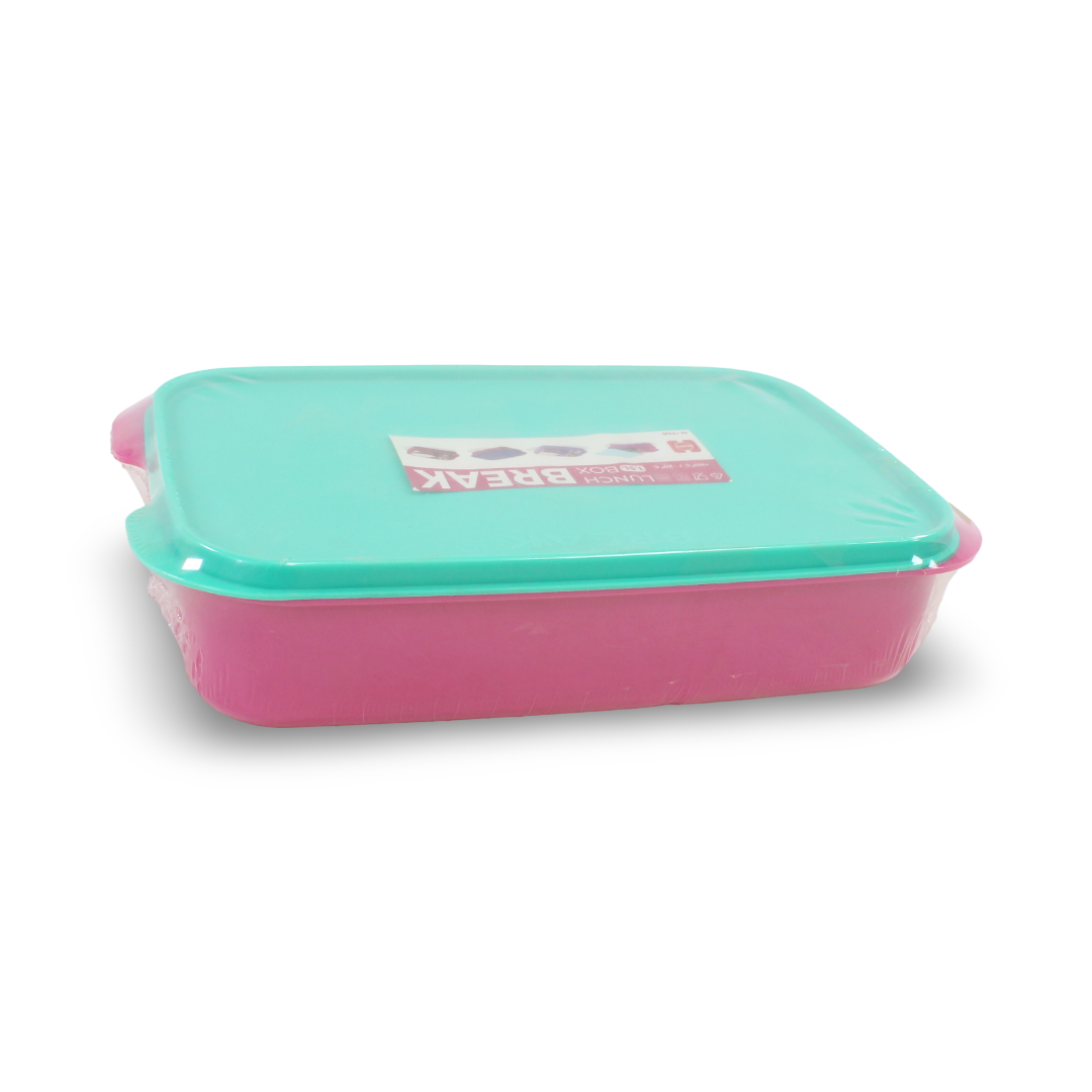 Nomix Lunch Box Break 1.5L – Aqua & Fuchsia