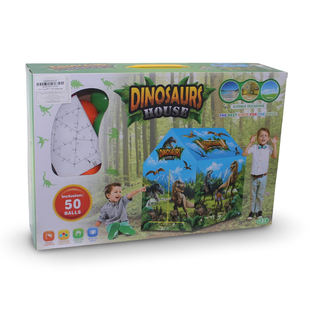Dinosaur Play Tent with 50 Balls - Toys - OKO