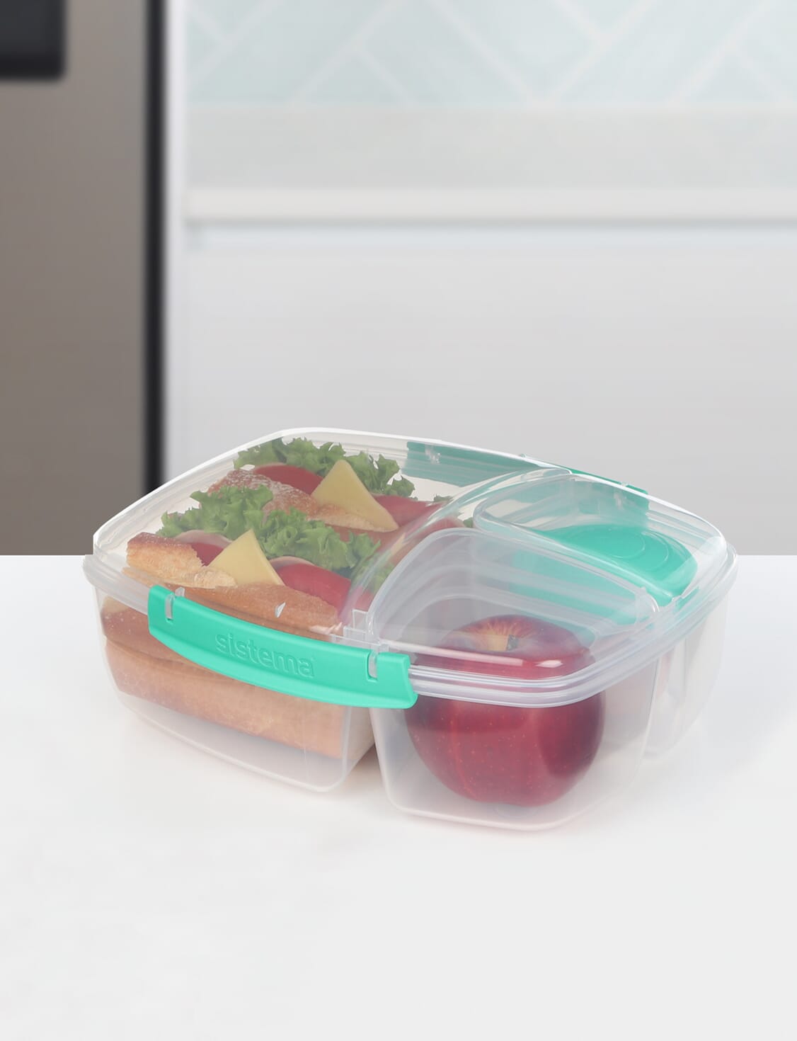 Sistema Plastic Lunch Box – Aqua