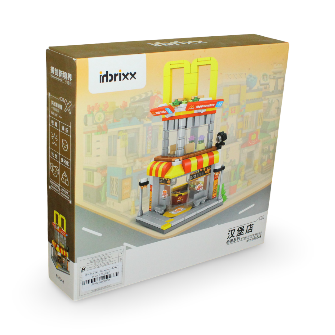 Inbrixx Collection X Fast Food Restaurant Building Block Set – 244 Pcs