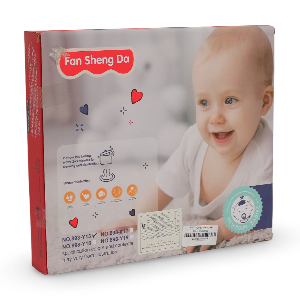 Baby Rattles and Teethers - 6 Pcs