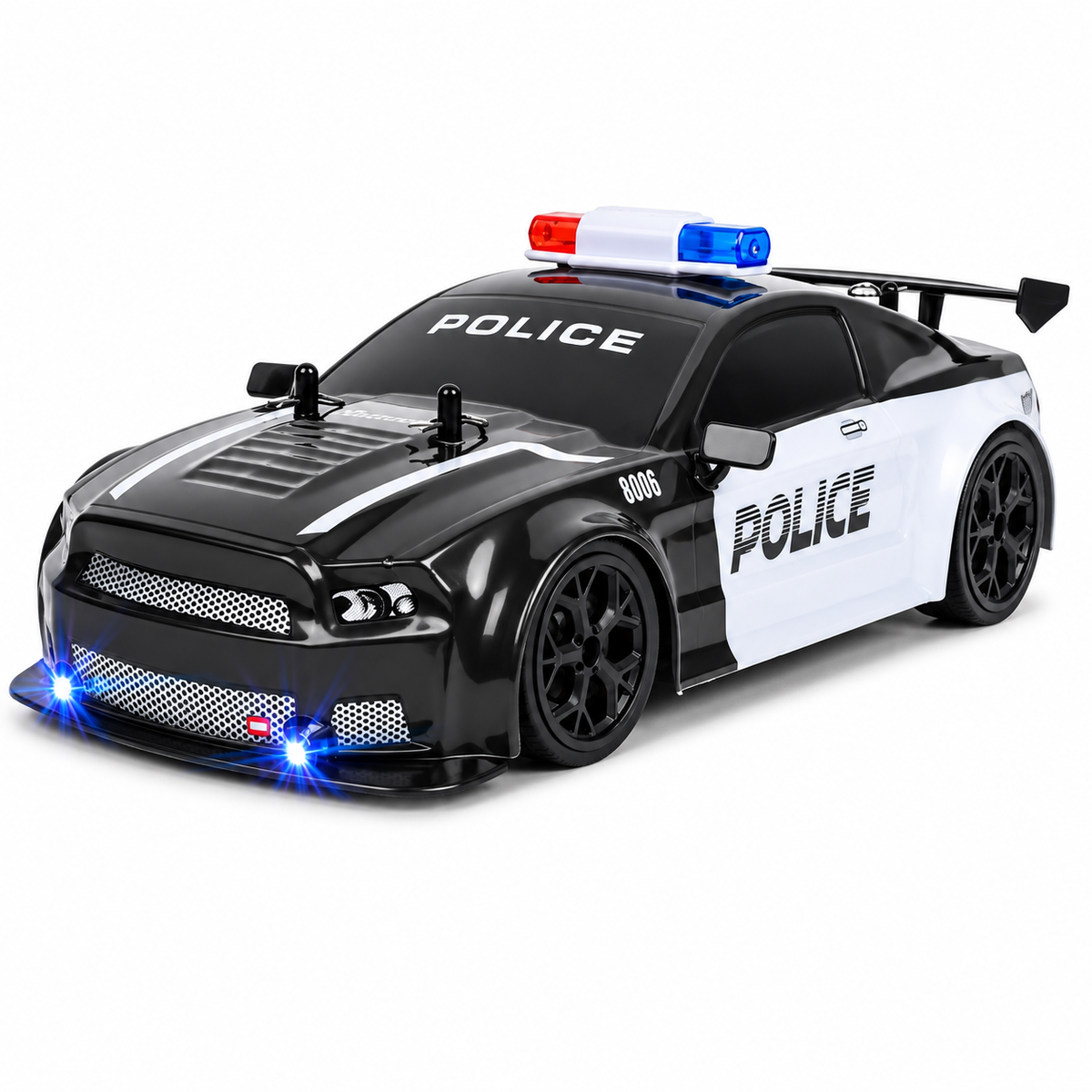 1:16 Scale 4WD RC Police Racing Car