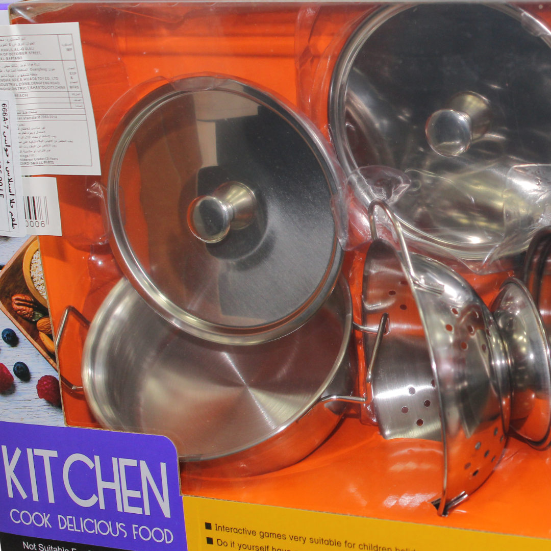 Children's Stainless Steel Kitchen Cookware Set