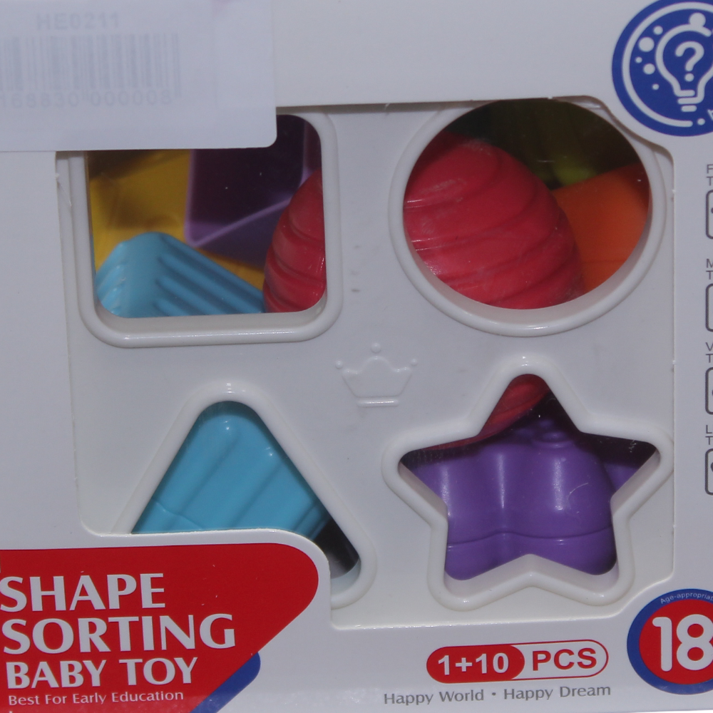 Shape Sorting Baby Toy – Educational Cube