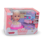 Girls Doll Styling Head Playset – Hair & Makeup Accessories