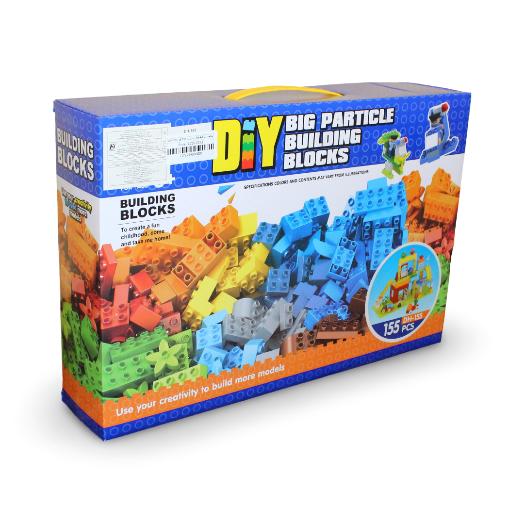 DIY Building Blocks House Set – 155 Pieces