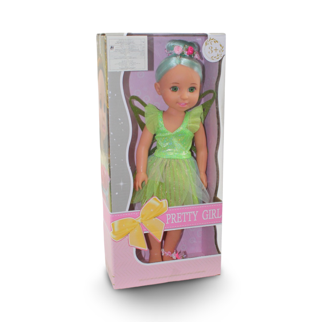 Pretty Girl Fairy Doll with Wings 35 cm
