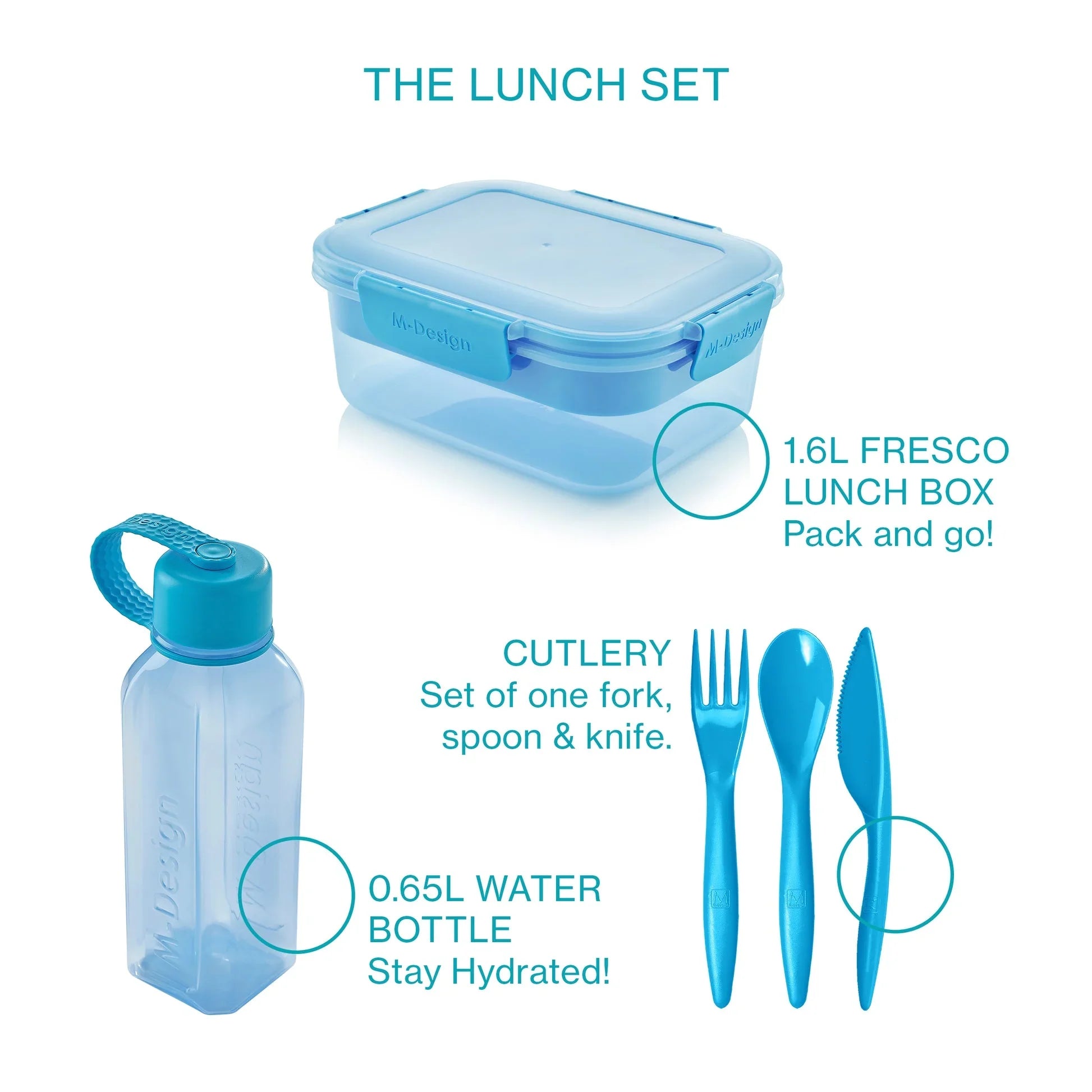 M-DESIGN 1.6 Lunch Set - Blue