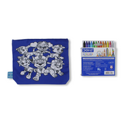 Paw Patrol Coloring Pencil Case with Extra Long Wax Crayons 12 Colours + 1 Silver