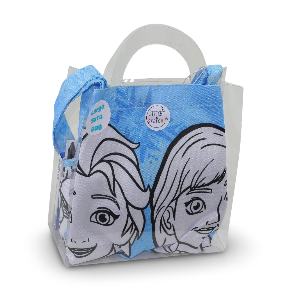 Large Coloring Tote Bag - Frozen + Colors Box