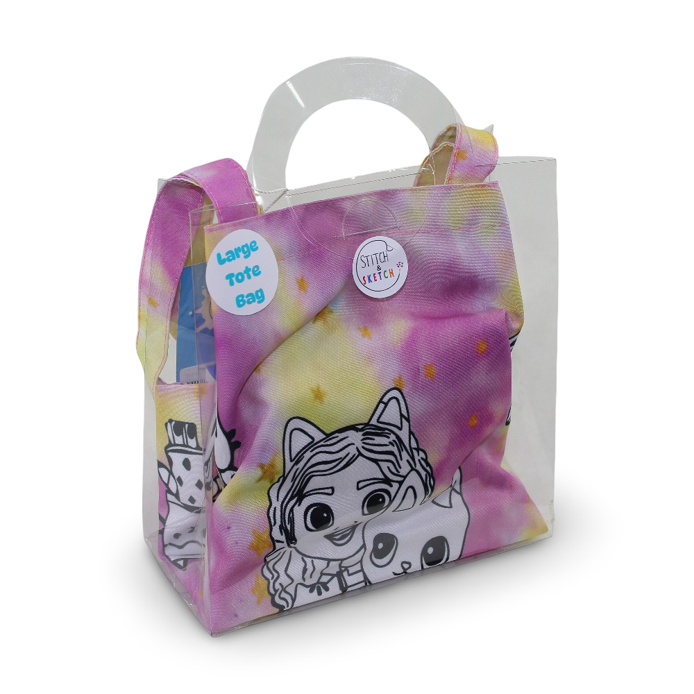 Large Coloring Tote Bag - Gabby's + Colors Box