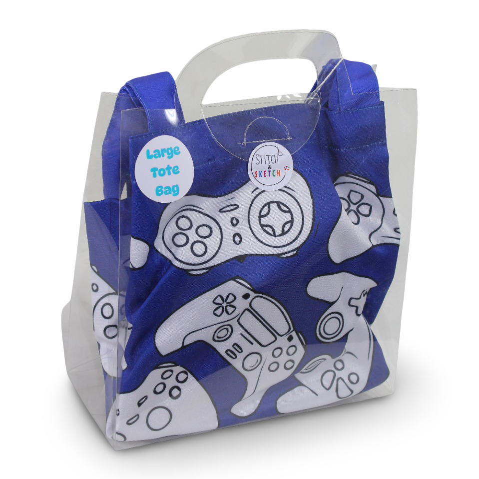 Large Coloring Tote Bag - Gamer + Colors Box