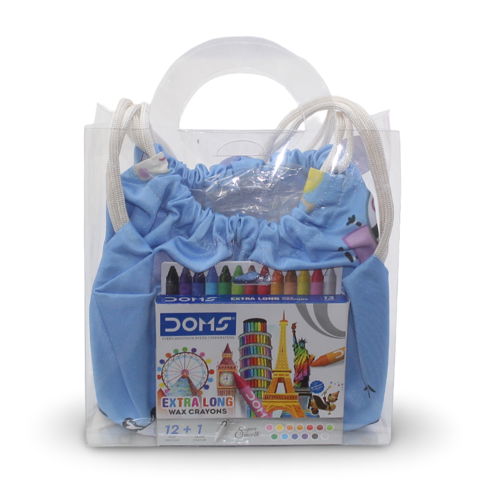 Coloring Drawstring Bag - Peppa + Colors Box - School - Stitch and Sketch