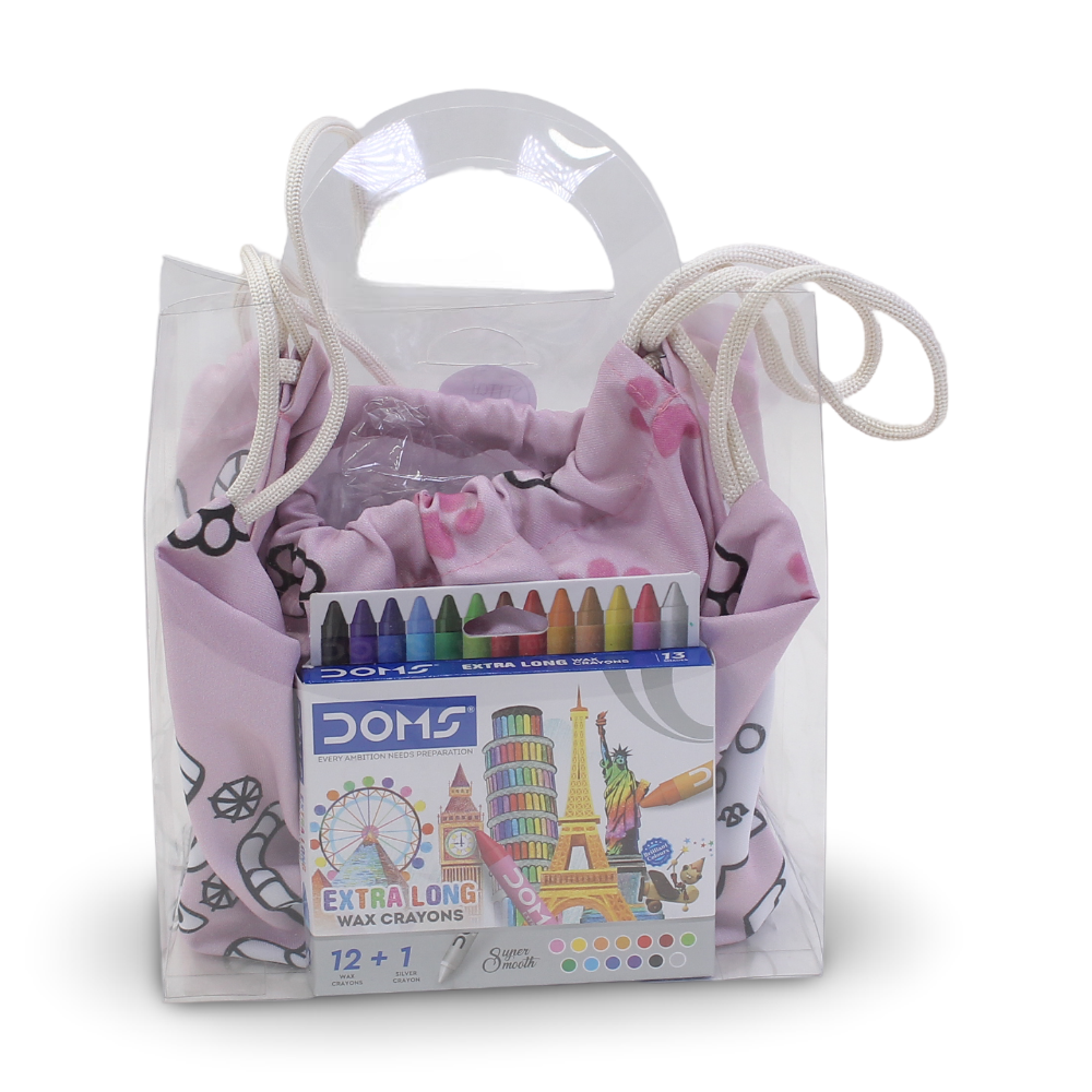 Coloring Drawstring Bag - Cats + Colors Box