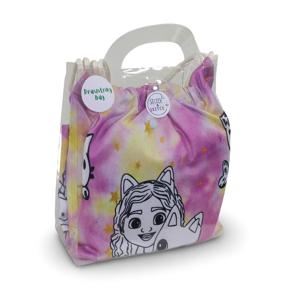 Coloring Drawstring Bag - Gabby's + Colors Box