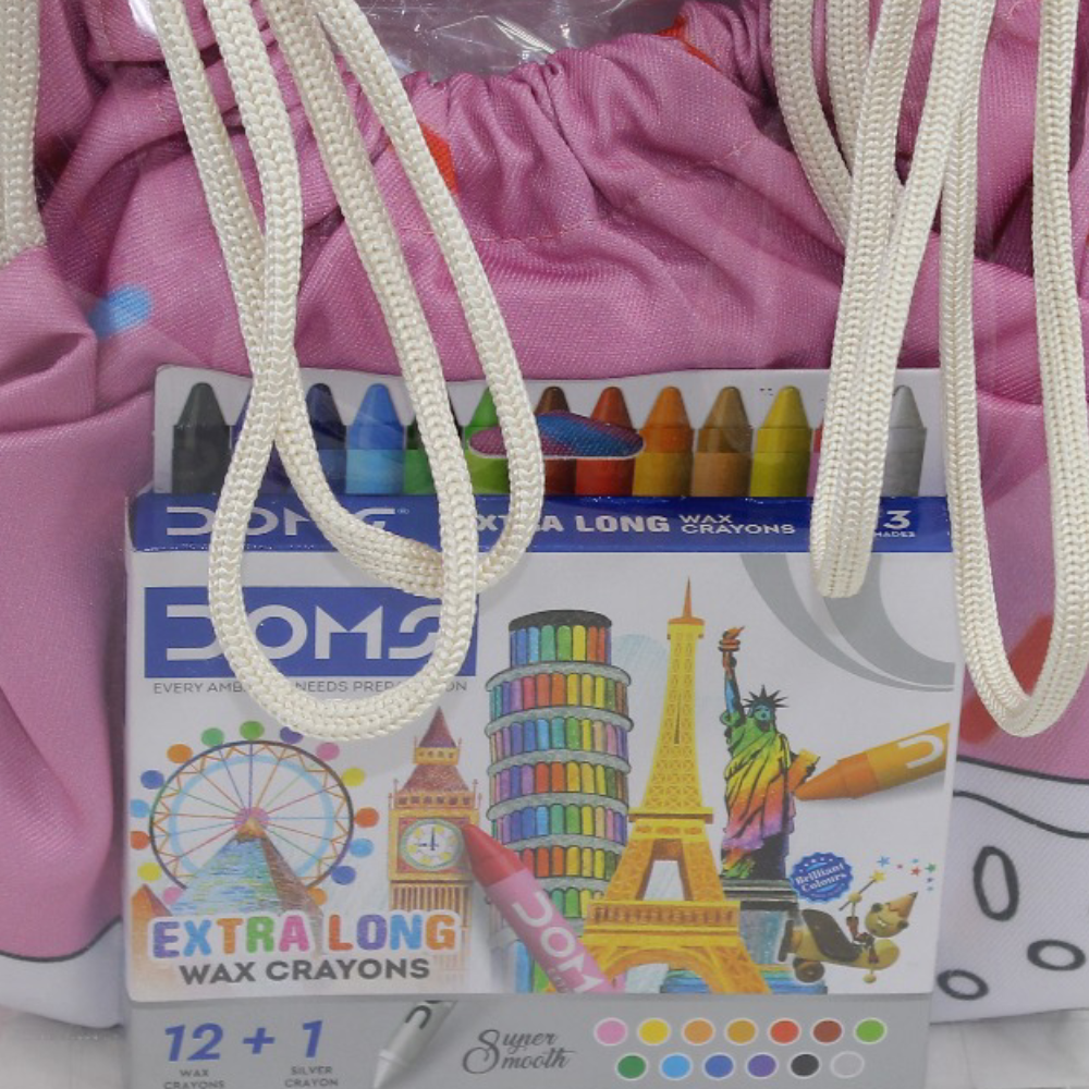 Coloring Drawstring Bag - Donuts + Colors Box