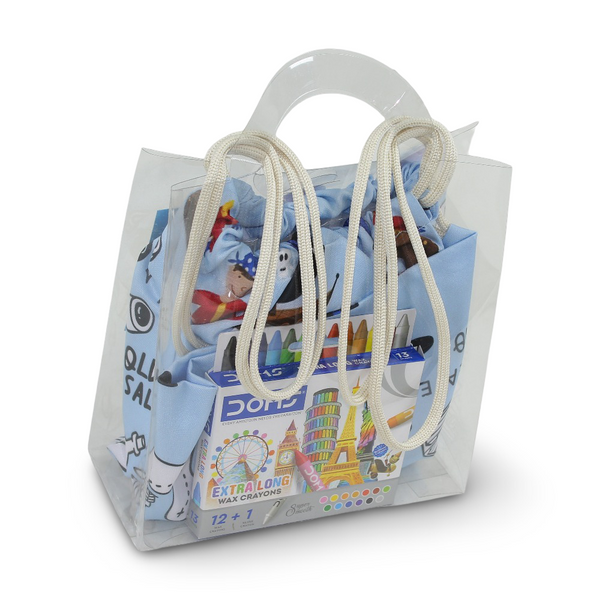 Coloring Drawstring Bag - Pirates + Colors Box