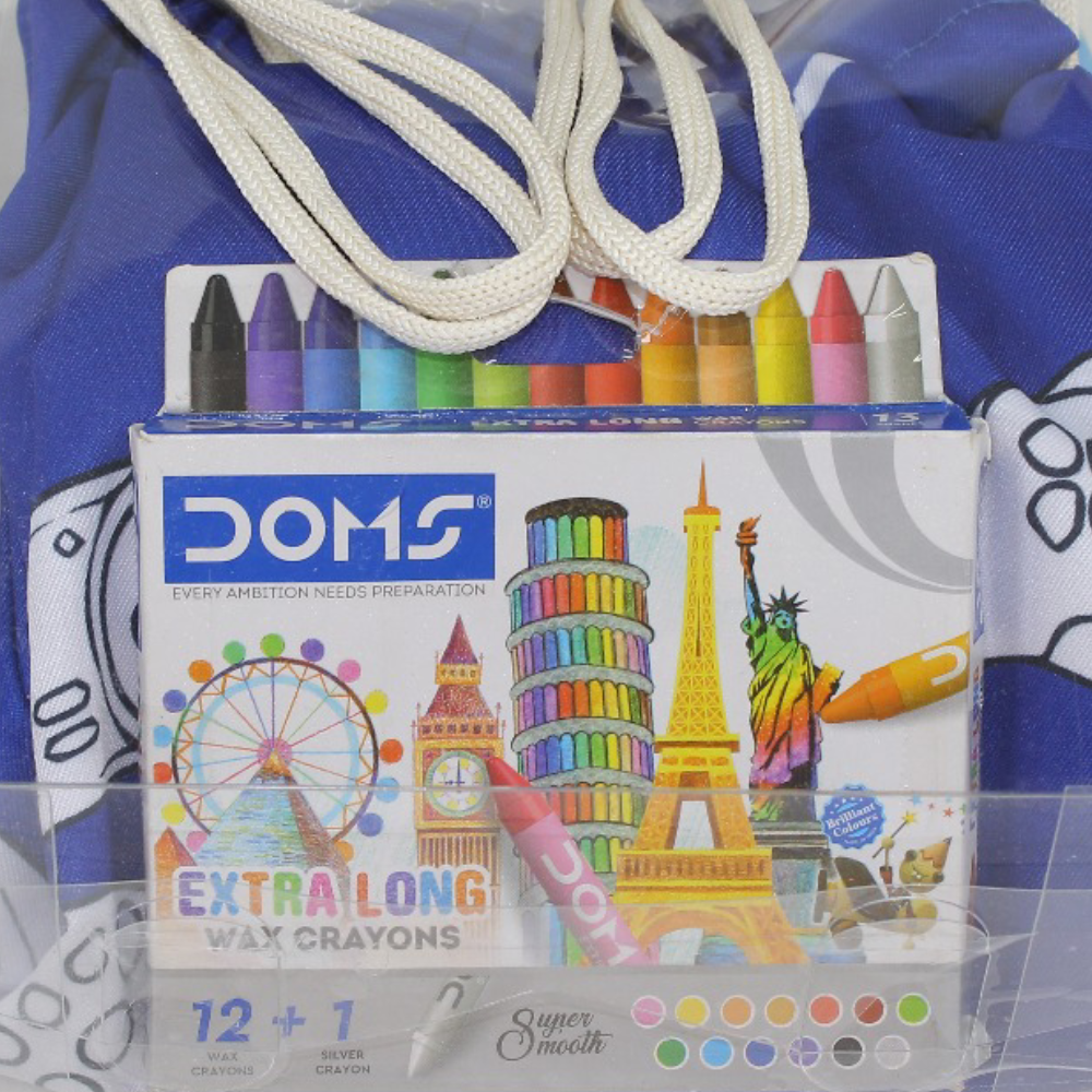 Coloring Drawstring Bag - Gamer + Colors Box
