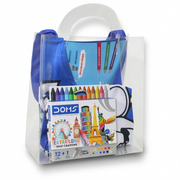 Sonic Coloring Tote Bag + Doms Extra Long Wax Crayons Set