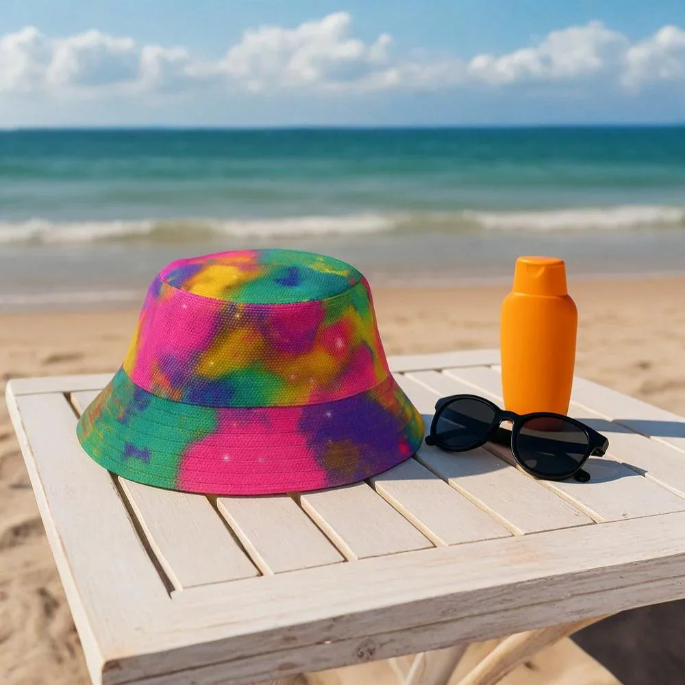 Bucket Hat - Tie Dye Print - Clothing - Stitch and Sketch