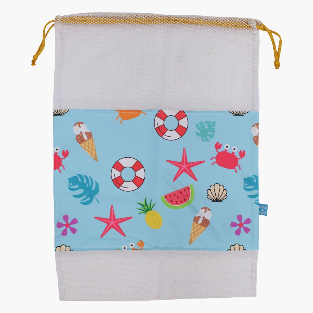 Sea Life Net Bag - Ocean Theme