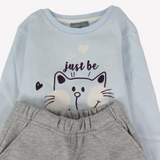 Happy Cat Long-Sleeved Pajama