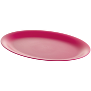 M Design Lifestyle Plastic Serving Platter, 26 cm - Fuchsia