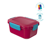 M-Design Fresco Lunch Box - 2.1 L Fuchsia/Teal