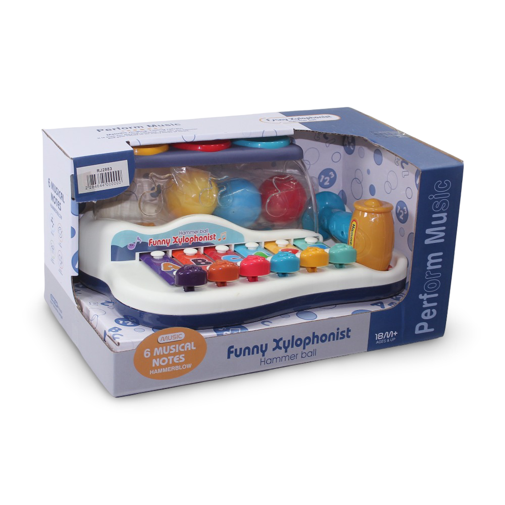 Funny Xylophonist Hammer Ball – Musical Baby Toy - Toys - OKO