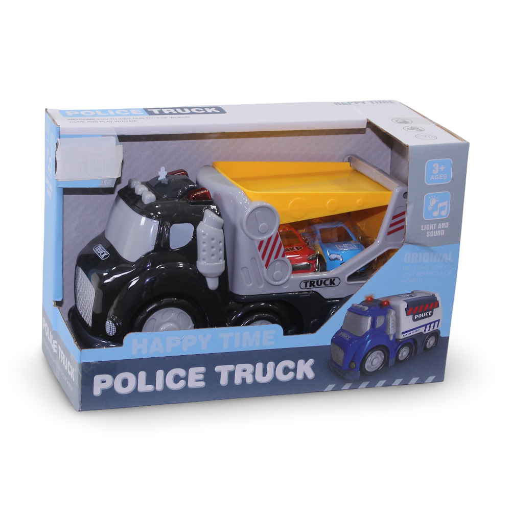 Police Truck Vehicle Carrier Playset