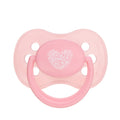 Canpol Babies Silicone Soother 0-6m – Pink with Heart Print