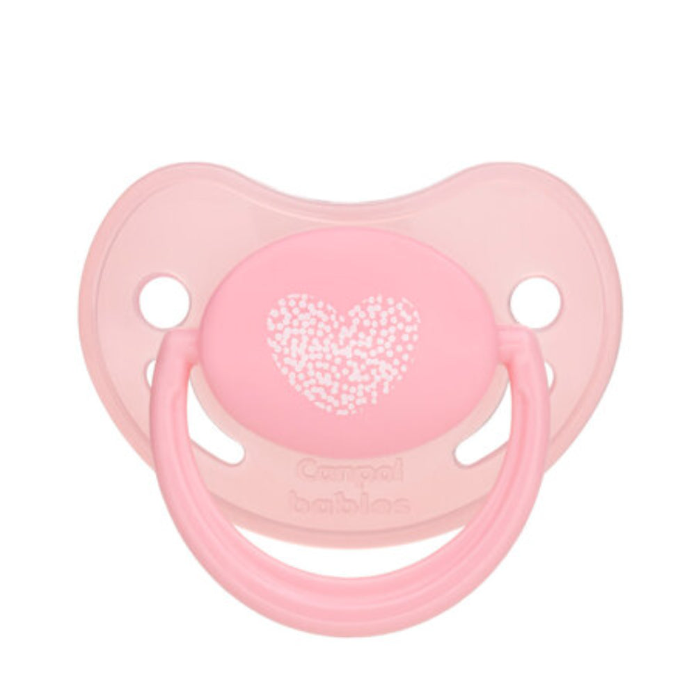 Canpol Babies Silicone Orthodontic Soother 0-6m – Pink