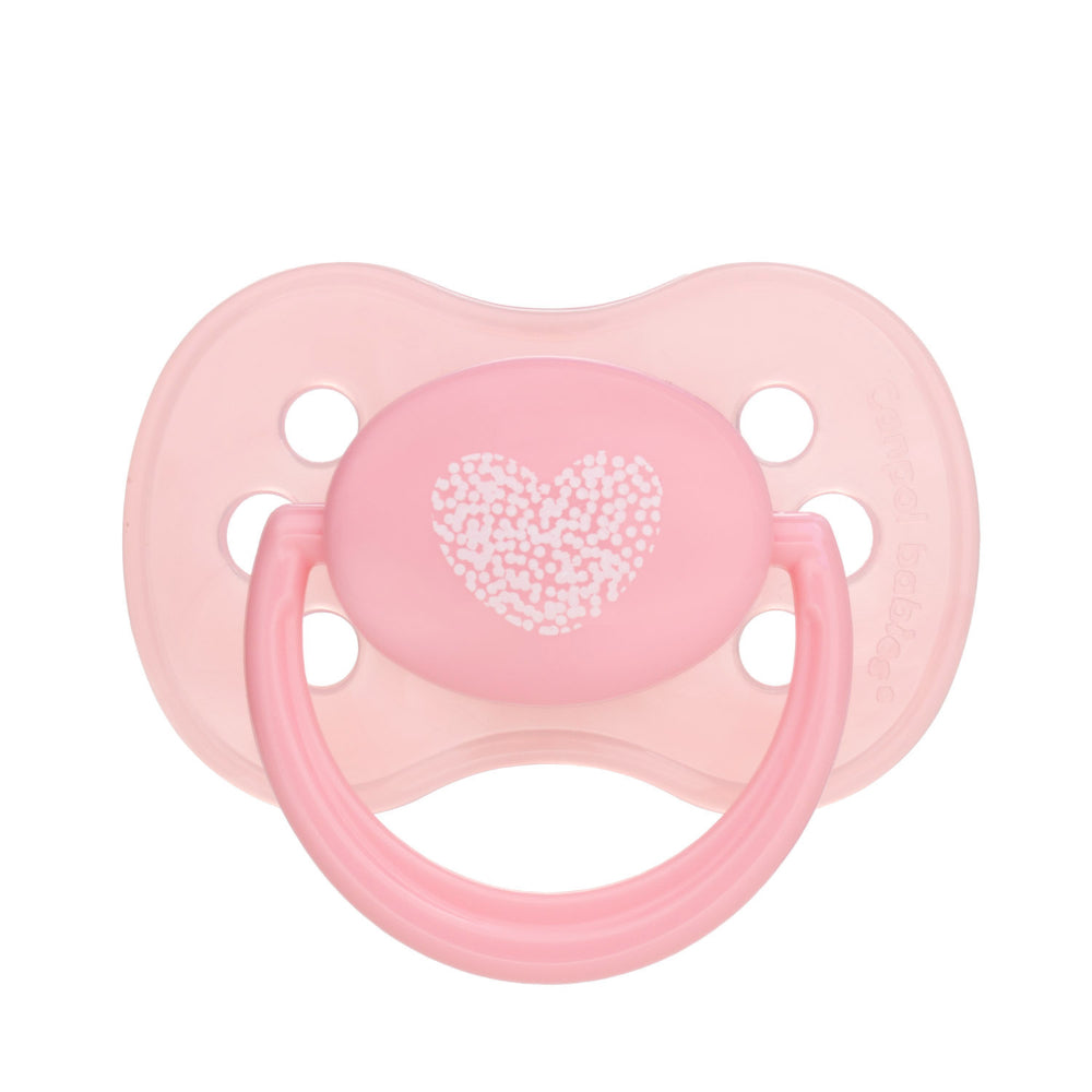 Canpol Babies Silicone Round Pacifier 6–18m – Pink