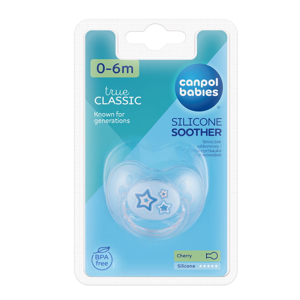 Canpol Babies Silicone Soother 0-6m – Blue