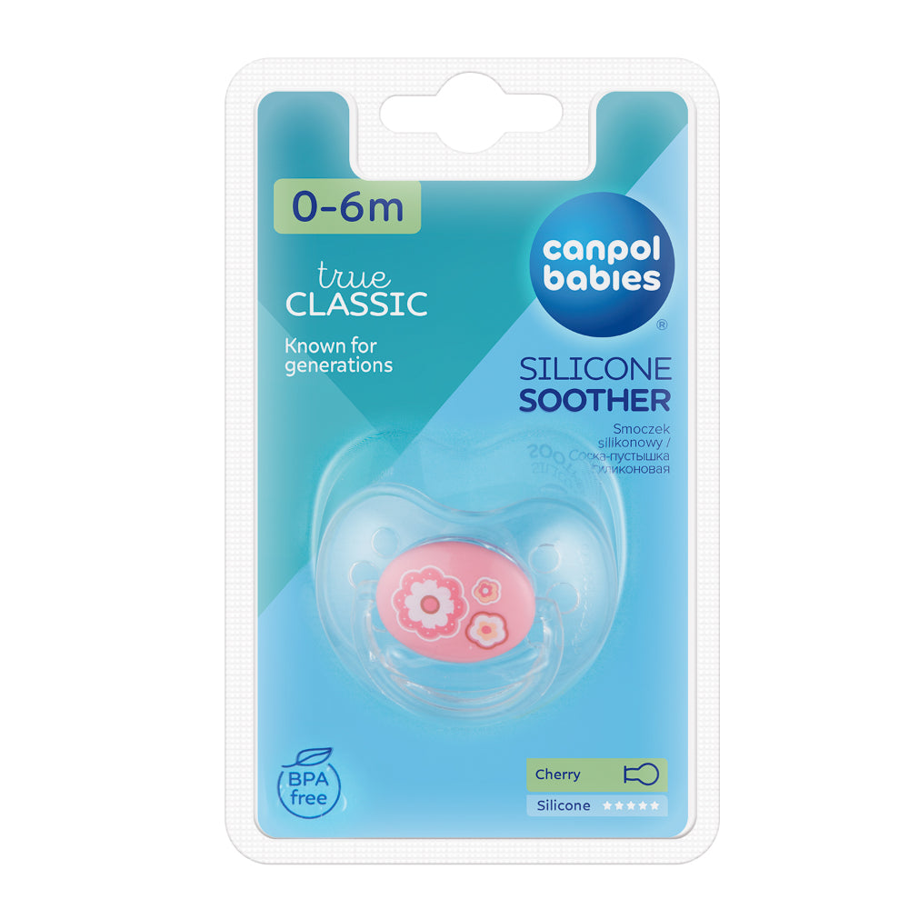 Canpol Babies Silicone Soother 0-6m – Pink