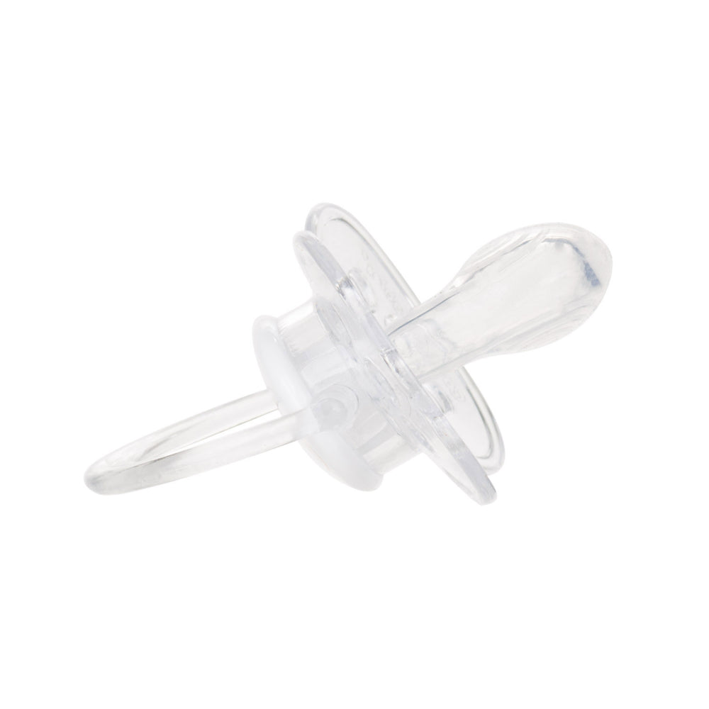 Canpol Babies Silicone Symmetrical Pacifier with Cap 6–18m – White