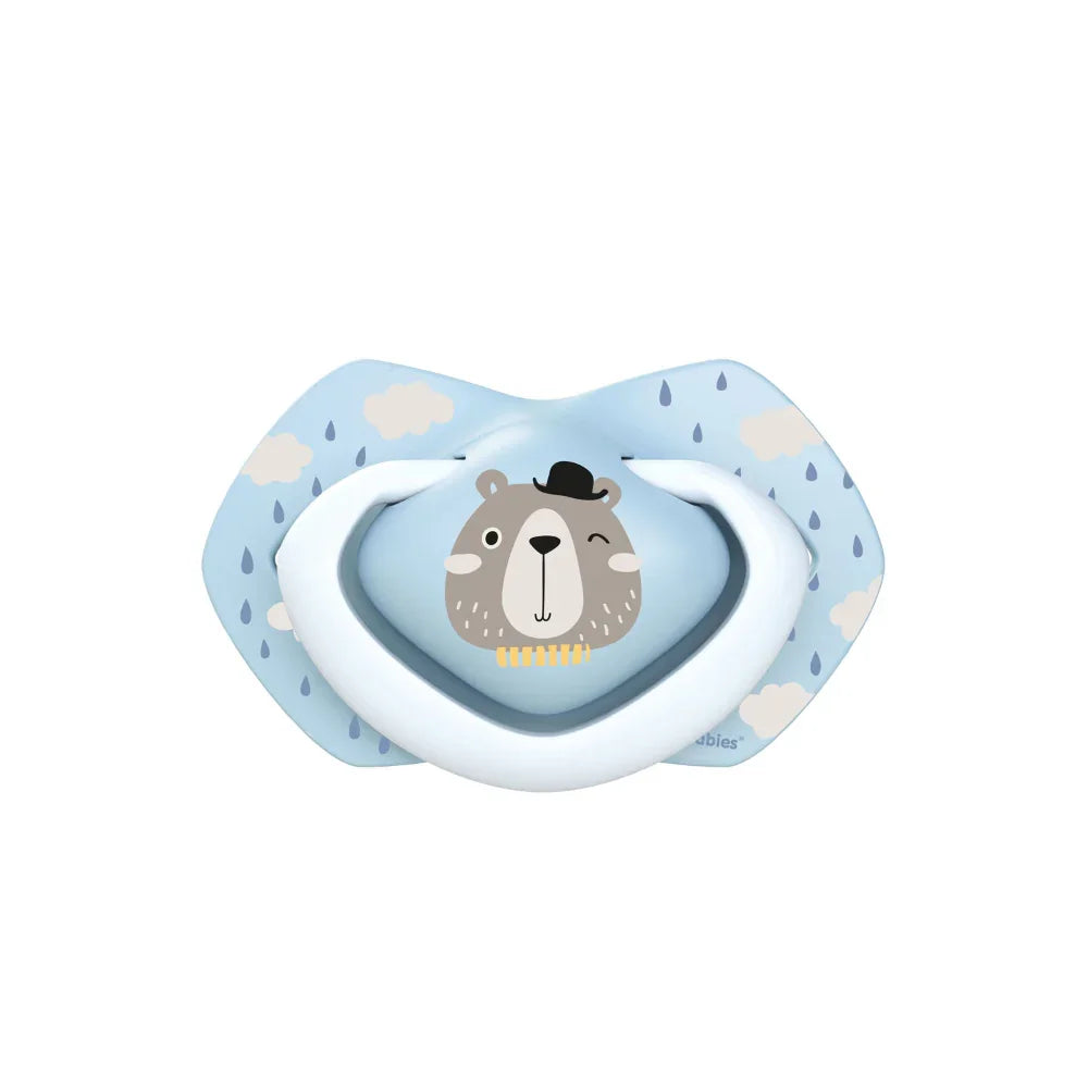 Canpol Babies Silicone Soother Light touch 0-6m - Bonjour Paris (2Pcs)