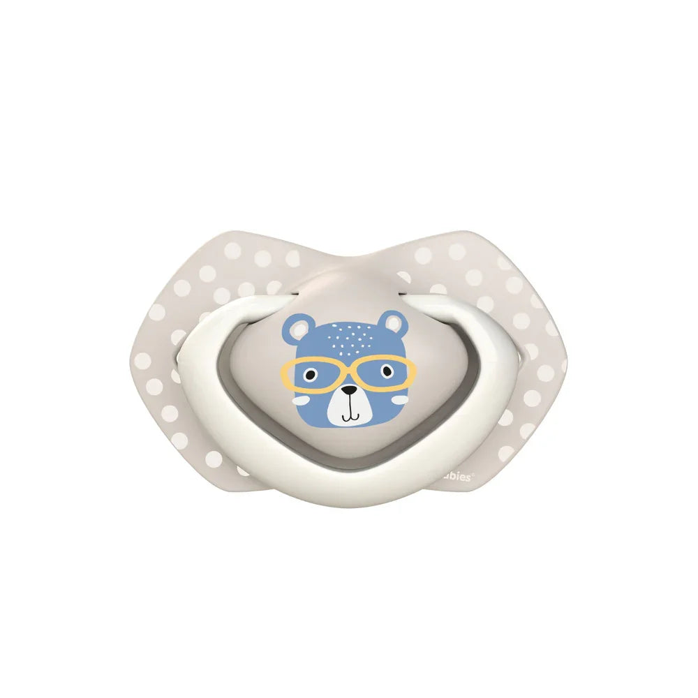 Canpol Babies Silicone Soother Light touch 0-6m - Bonjour Paris (2Pcs)