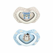 Canpol Babies Silicone Soother Light touch 0-6m - Bonjour Paris (2Pcs)