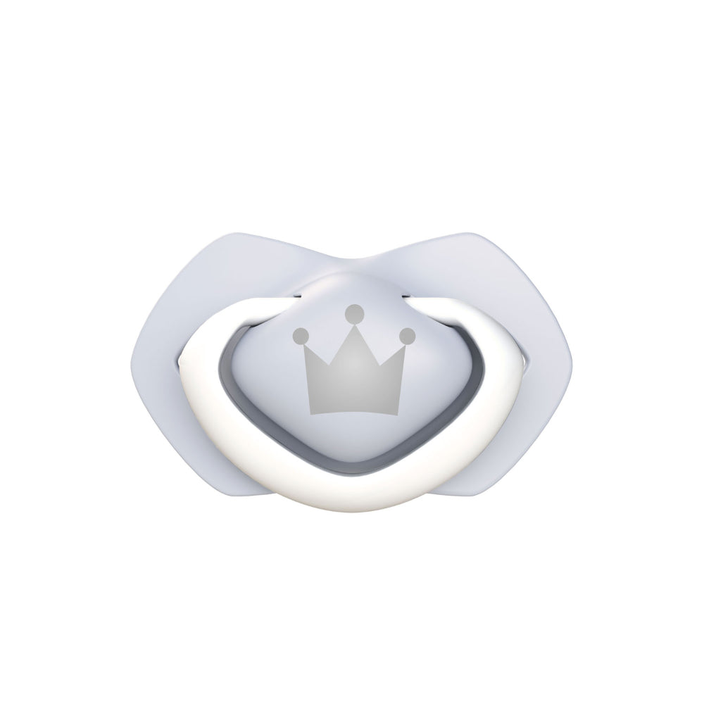 Canpol Babies Royal Baby Silicone Pacifier with Sterilization Case – 0–6 Months (2 Pcs)