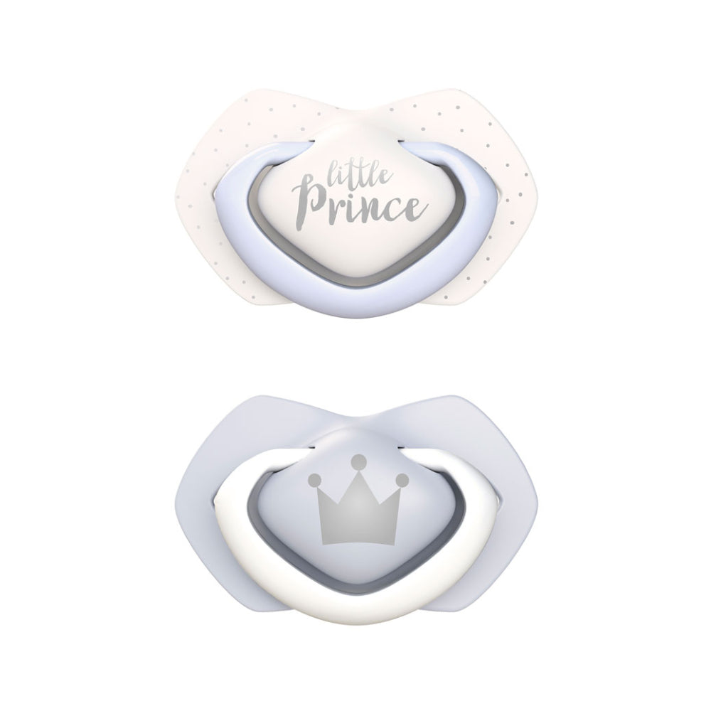 Canpol Babies Royal Baby Silicone Pacifier with Sterilization Case – 0–6 Months (2 Pcs)