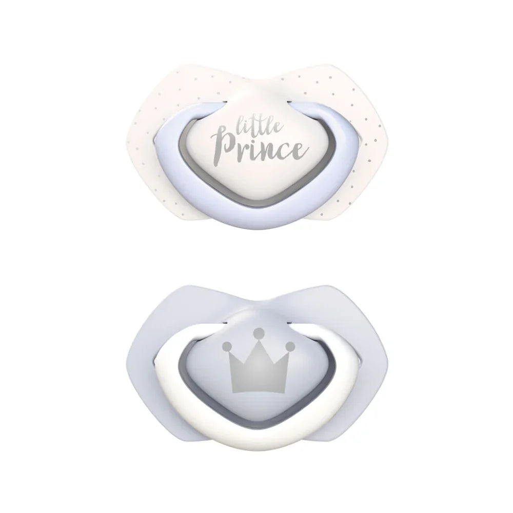 Canpol Babies Royal Baby Silicone Pacifier with Sterilization Case – 0–6 Months (2 Pcs)