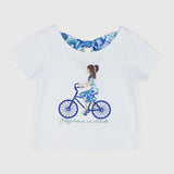 Riding A Bicycle Short-Sleeved T-Shirt