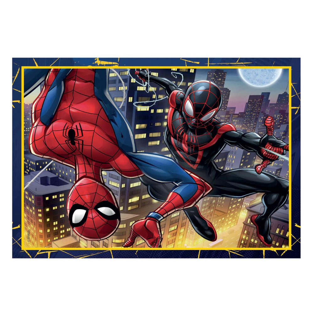 Clementoni Spiderman Super Color 4-in-1 Puzzles