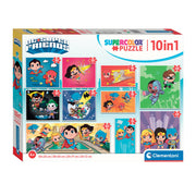 Clementoni DC Super Friends Supoer Color 10-in-1 Puzzle