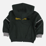 "Never Give Up" Long-Sleeved Hoodie