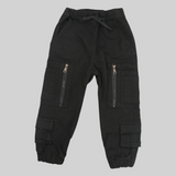 Plain Gabardine Cargo Pants