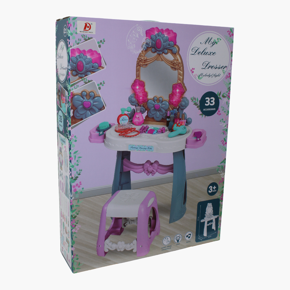 My Deluxe Dresser Set with Chair – Light & Music